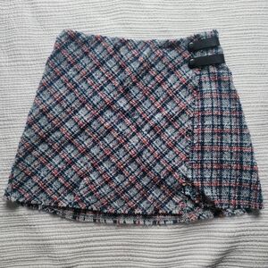 Urban Outfitters Wool Blend Plaid Mini Skirt